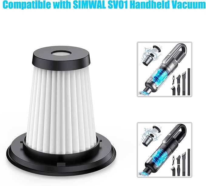 Hepa Filter of Handheld Vacuum Cleaner SV01 Black Silver