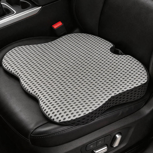 EVLIVE Car Seat Cushion,Booster Pillow for Driving,Memory Foam Seat Pad,Non-Slip for Height & Comfort,Gray