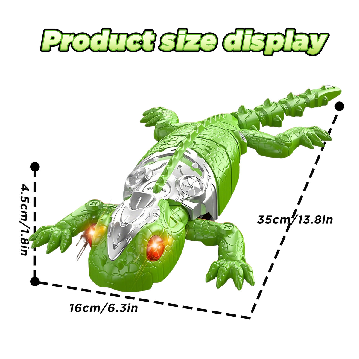 KOPPOP Remote Control Wall Climbing Robot, Rechargeable RC Suction Crawler Toy with 360° Rotation & Dual Play Mode,  Lizard ，Fun Gift for Kids Boys Girls Age 3+ (Green)