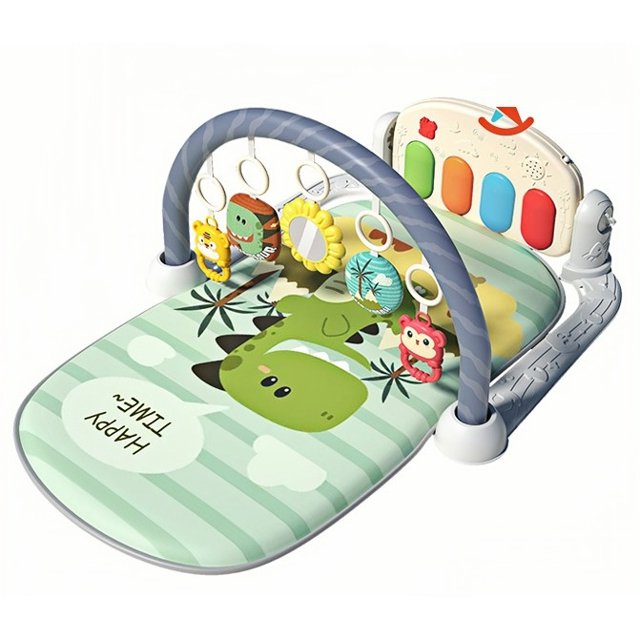 YoYFUN Baby GYM Play Mat, Tummy Time Toys, Kick and Play Piano with Music and Light, Baby Gym Activity Center Baby Toys 0-12 months